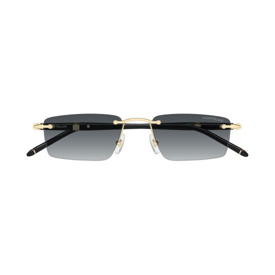 26SS 몽블랑 선글라스 MB0484S 001 GOLD BLACK GREY - MONTBLANC