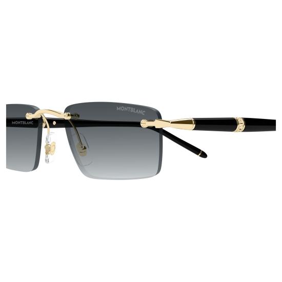 26SS 몽블랑 선글라스 MB0484S 001 GOLD BLACK GREY - MONTBLANC