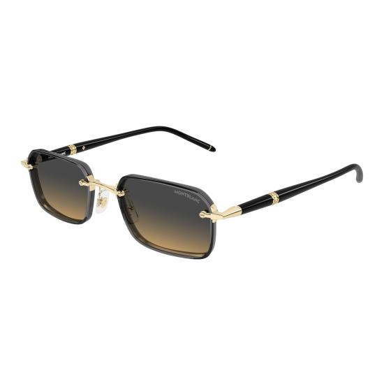 26SS 몽블랑 선글라스 MB0483S 002 GOLD BLACK GREY - MONTBLANC