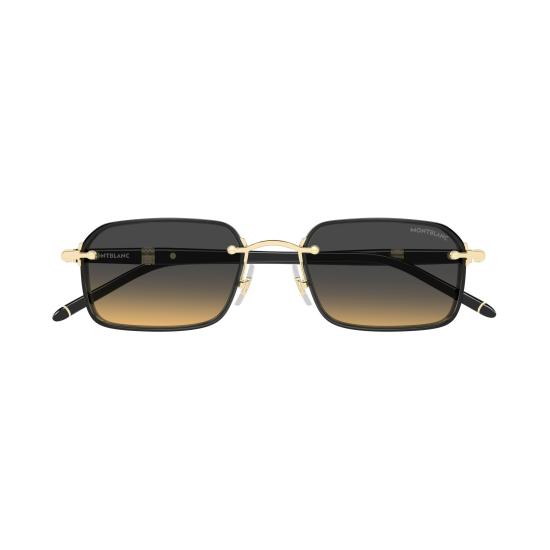 26SS 몽블랑 선글라스 MB0483S 002 GOLD BLACK GREY - MONTBLANC