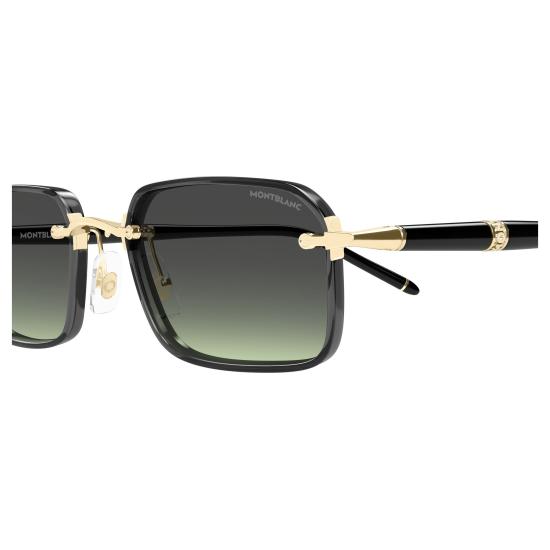 26SS 몽블랑 선글라스 MB0483S 004 GOLD BLACK GREY - MONTBLANC