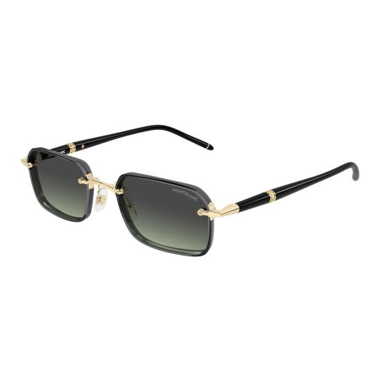 26SS 몽블랑 선글라스 MB0483S 004 GOLD BLACK GREY - MONTBLANC