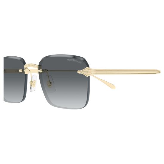 26SS 몽블랑 선글라스 MB0456S 001 GOLD GOLD GREY - MONTBLANC