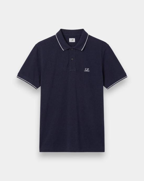 26SS 씨피 컴퍼니 폴로 티셔츠 20CMPL288A006263G 888 TOTAL ECLIPSE Blue