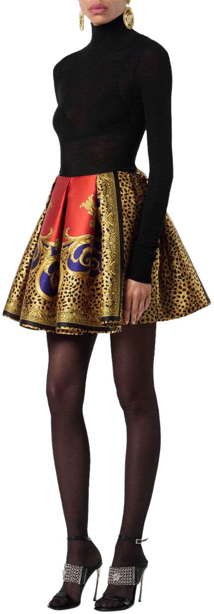 25FW 베르사체 니트웨어 10216761A15984 BLACK - VERSACE