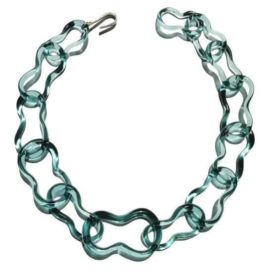  제인 다렌스부르그 목걸이/팬던트 제인 다렌스버그 글레이셔 오가닉 링크 네크리스 라이트 블루