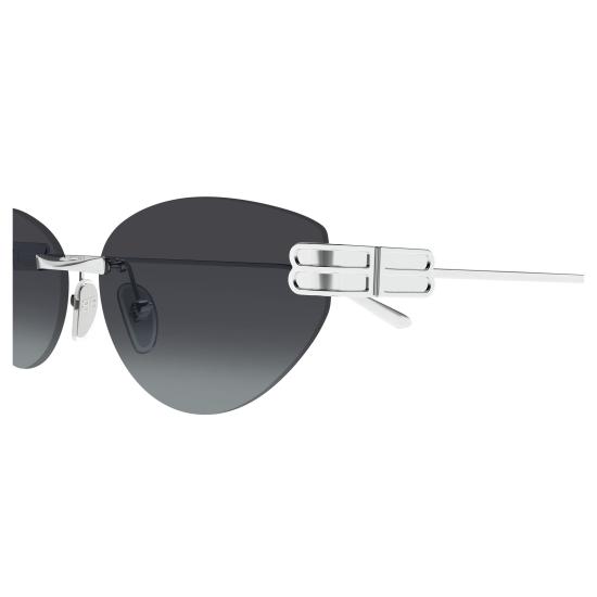 26SS 발렌시아가 선글라스 BB0486S 002 SILVER SILVER SMOKE