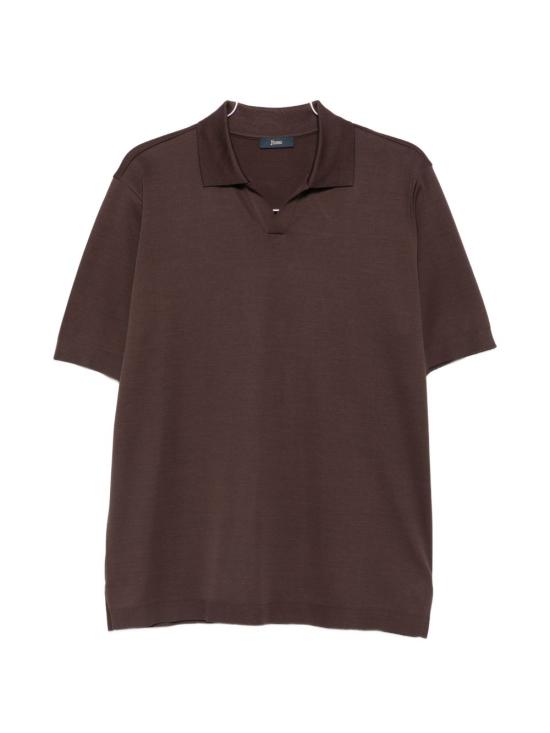 26SS 에르노 폴로 티셔츠 JV000004U 520598800 Marrone scuro