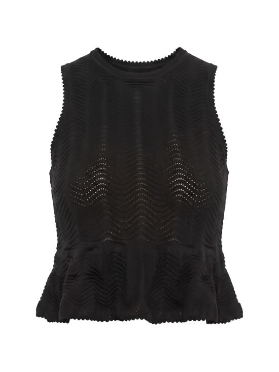 26SS 트윈셋 민소매 티셔츠 261TT3055 00006 Black - TWINSET