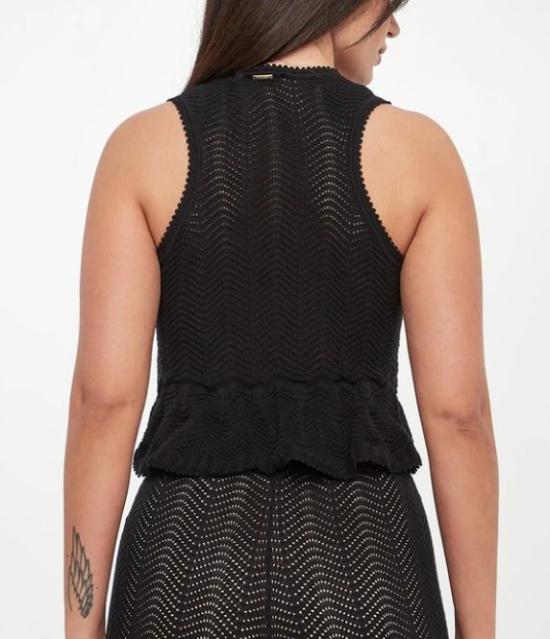 26SS 트윈셋 민소매 티셔츠 261TT3055 00006 Black - TWINSET