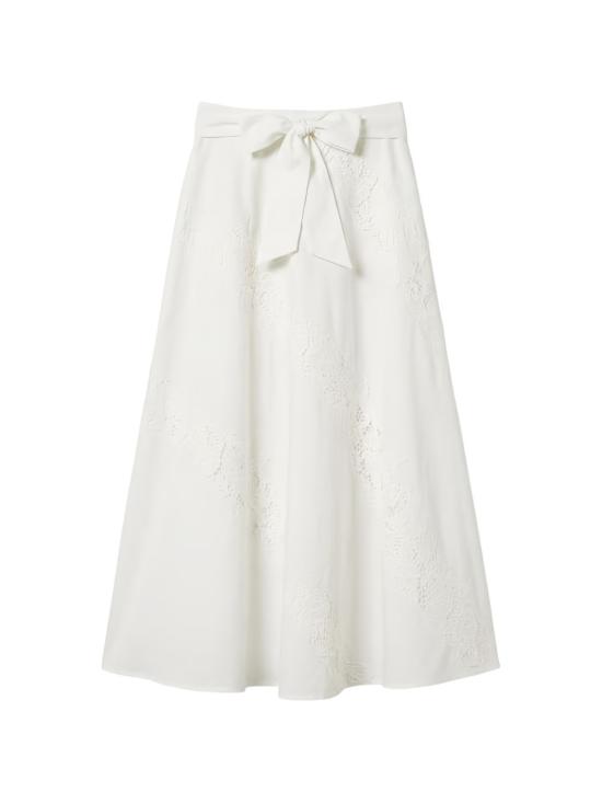 26SS 트윈셋 롱 스커트 261TT2030 S2000400001 Bianco ottico - TWINSET