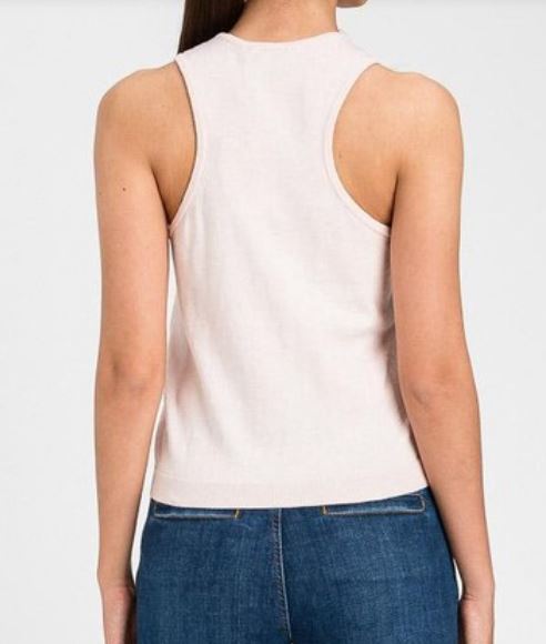 26SS 트윈셋 민소매 티셔츠 261TP3420 S2155600570 Sabbia rosa - TWINSET