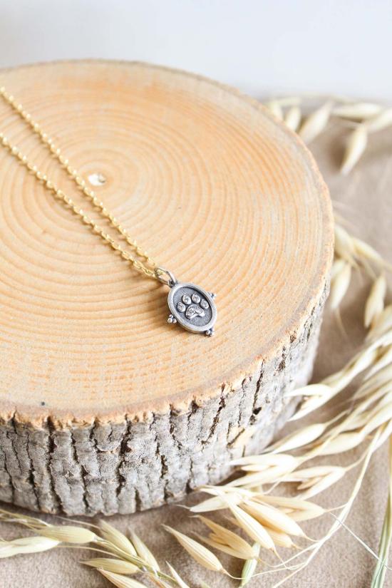  Erica Molinari 목걸이/팬던트 에리카 몰리나리 SS 키티 포우 다이아몬드 0.071캐럿 "러브" 참 - OTHER BRANDS