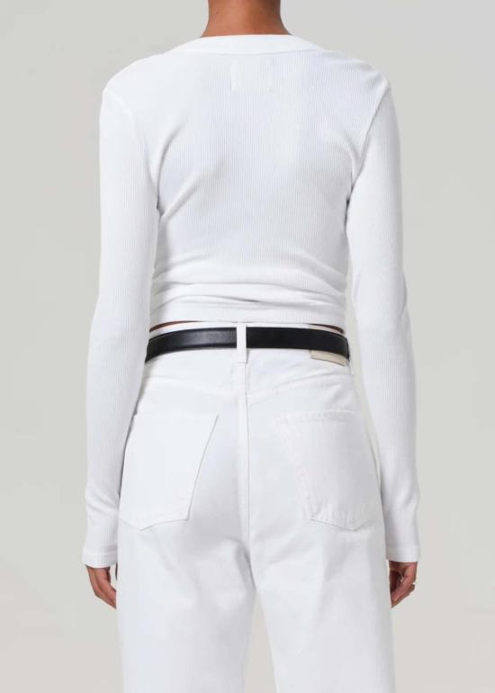  시티즌 오브 휴머니티 긴팔 티셔츠 인류의 시민 바라 헨리 탑 - CITIZEN OF HUMANITY