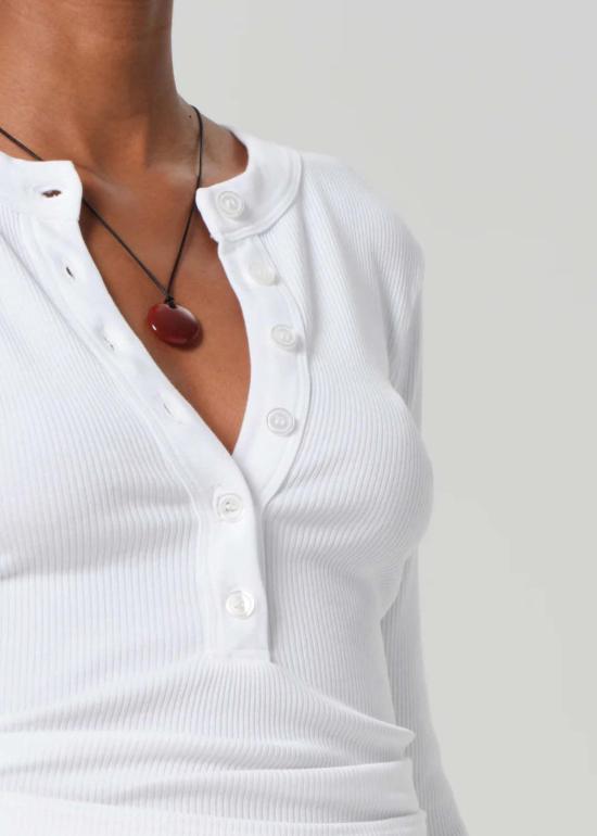  시티즌 오브 휴머니티 긴팔 티셔츠 인류의 시민 바라 헨리 탑 - CITIZEN OF HUMANITY