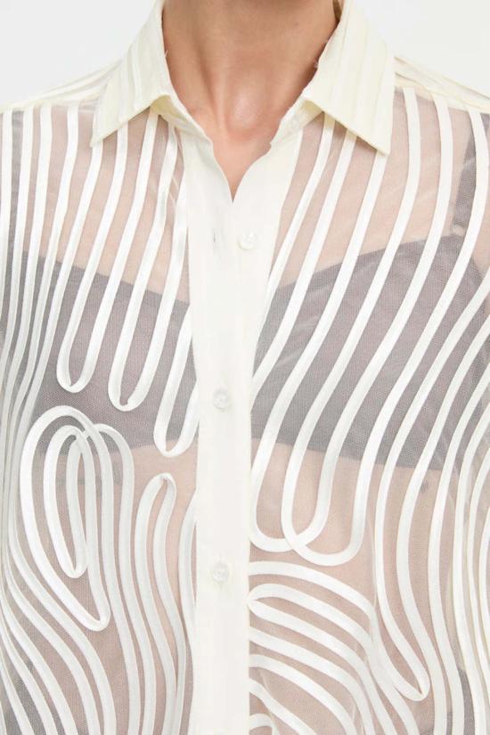  블랑카 셔츠 메카 셔츠 크림 - BLANCA