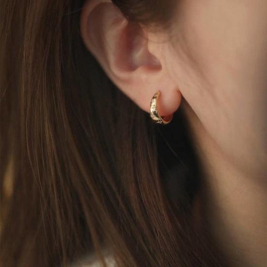  Perimade & Co. LLC 이어링 페리메이드 앤 코 LLC의 섬세한 별 모양 허기 후프 귀걸이 - OTHER BRANDS