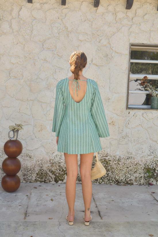  ESYA 숏 원피스 에샤 팔마 린넨 미니 드레스 - OTHER BRANDS