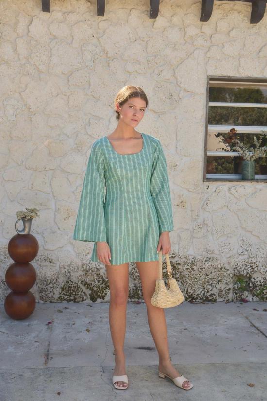  ESYA 숏 원피스 에샤 팔마 린넨 미니 드레스 - OTHER BRANDS