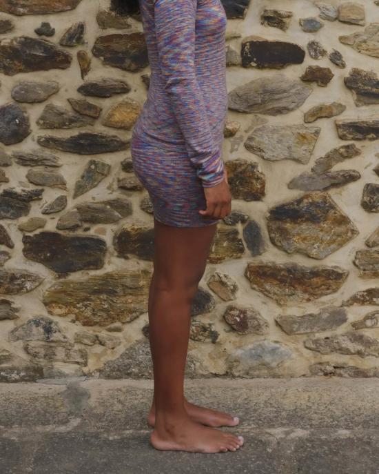  베이스레인지 숏 스커트 플루트 스커트 멀티컬러 - BASERANGE