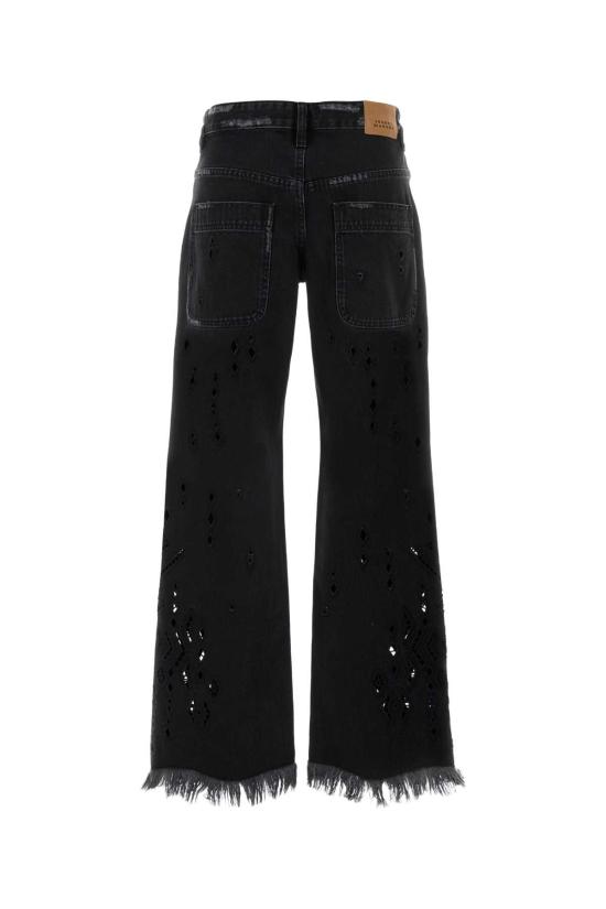 26SS 이자벨마랑 스트레이트 팬츠 PA0698FAD2H01I 01BK Black - ISABEL MARANT