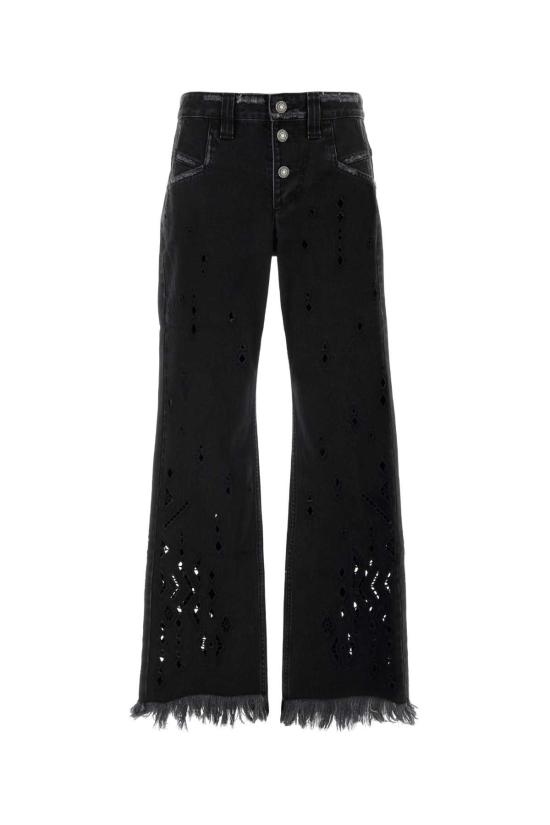 26SS 이자벨마랑 스트레이트 팬츠 PA0698FAD2H01I 01BK Black