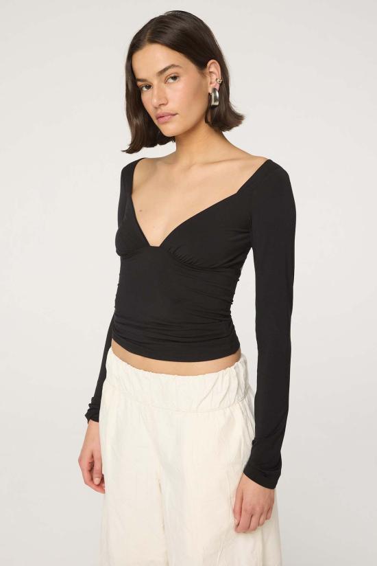  더 라인 바이 케이 긴팔 티셔츠 K 오이신 탑의 라인