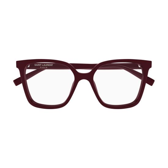 26SS 생로랑 선글라스 SL 910 003 BURGUNDY BURGUNDY TRANSPARENT