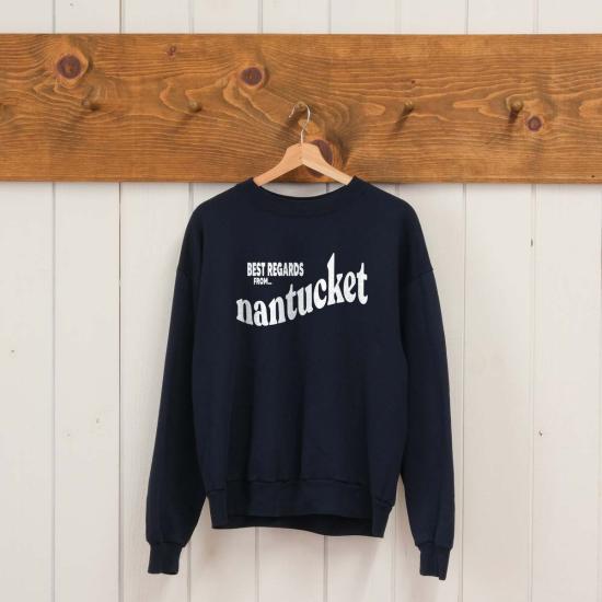  베스트 리가즈 긴팔 티셔츠 업사이클링 데스티네이션 굿즈 업사이클링 스웨트셔츠 네이비 드림