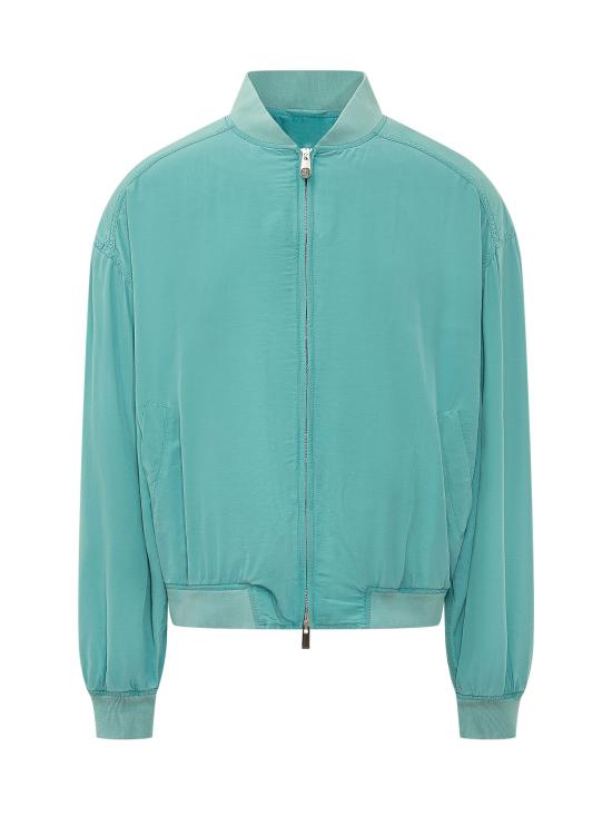 26SS 베르사체 자켓 10248901A18101 1UR20 LIGHT PETROL BLUE