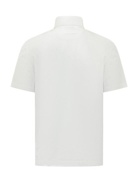 26SS 에르메네질도제냐 폴로 티셔츠 UH348A3H794 N00 100 BIANCO - ERMENEGILDO ZEGNA