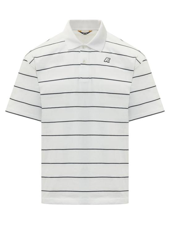 26SS 까웨 폴로 티셔츠 K2145GW ALD WHITE BLUE DEPTH