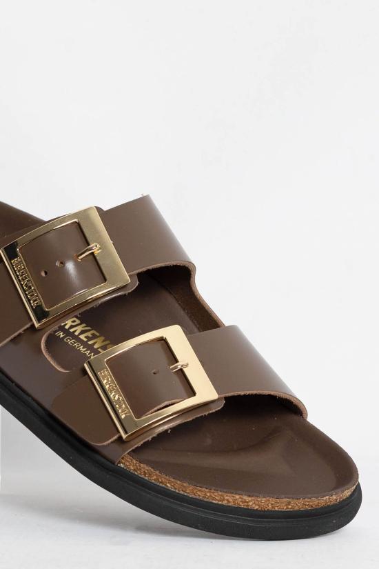 26SS 버켄스탁 뮬/슬리퍼 1031910 SHINE CARAFE Brown - BIRKENSTOCK