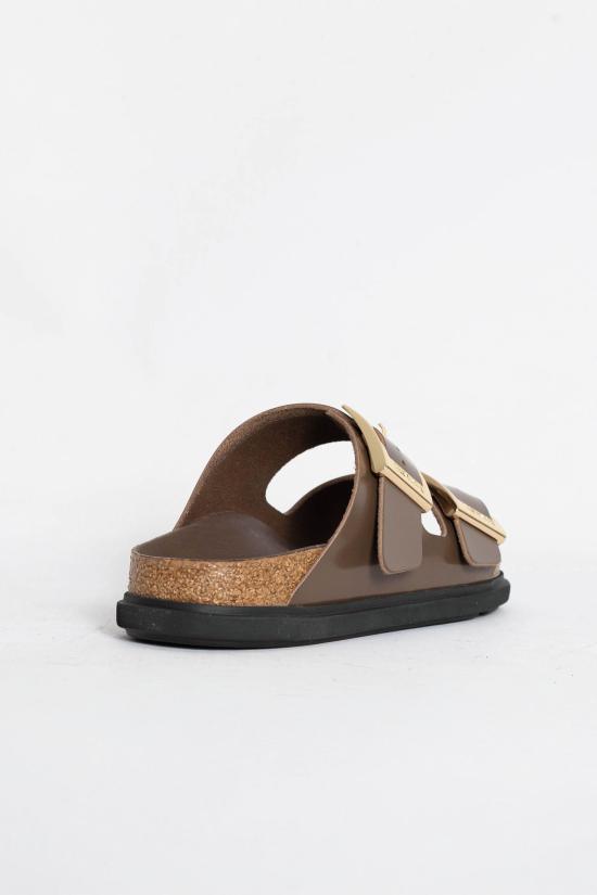 26SS 버켄스탁 뮬/슬리퍼 1031910 SHINE CARAFE Brown - BIRKENSTOCK