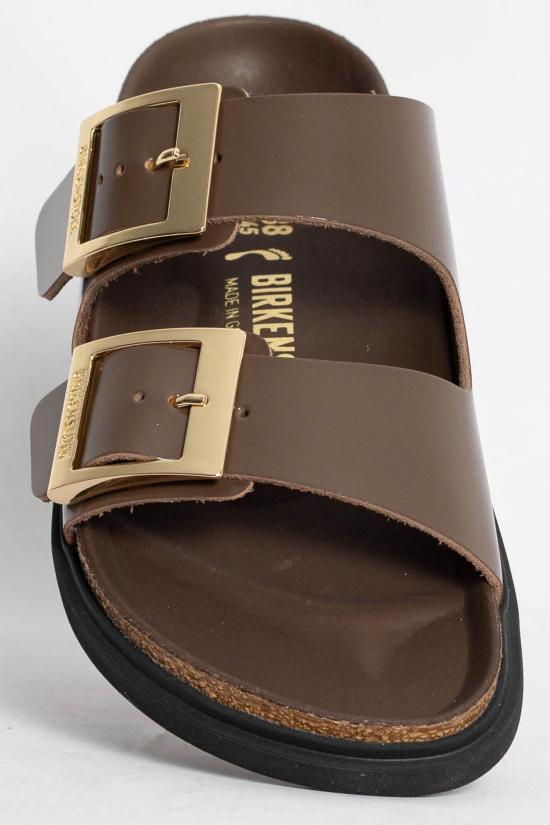 26SS 버켄스탁 뮬/슬리퍼 1031910 SHINE CARAFE Brown - BIRKENSTOCK