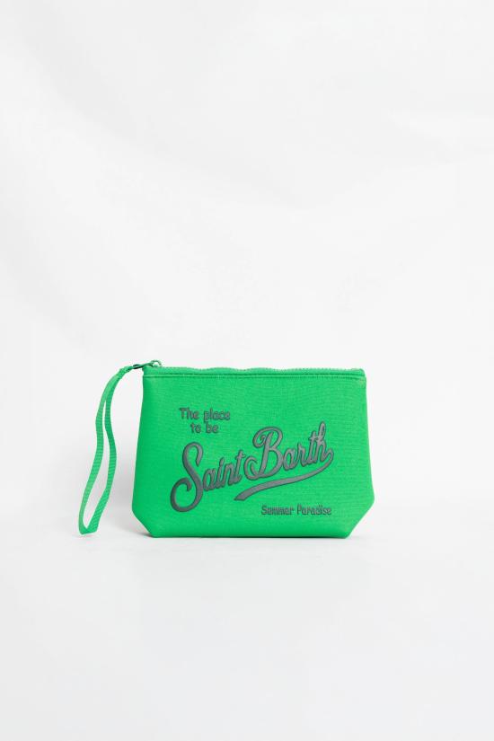  세인트바쓰 클러치/파우치 ALIN001 TEX0001 5751 Green - MC2 SAINT BARTH