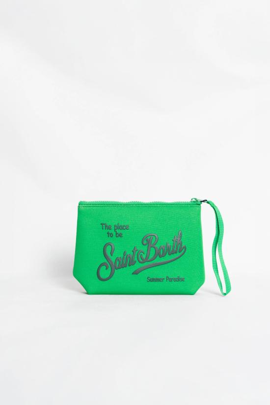  세인트바쓰 클러치/파우치 ALIN001 TEX0001 5751 Green