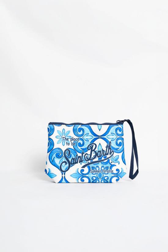  세인트바쓰 클러치/파우치 ALIN001 07794L 01 Turchese - MC2 SAINT BARTH