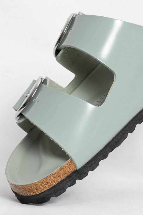 26SS 버켄스탁 뮬/슬리퍼 1031882 SHINE PURE SAGE Turchese - BIRKENSTOCK