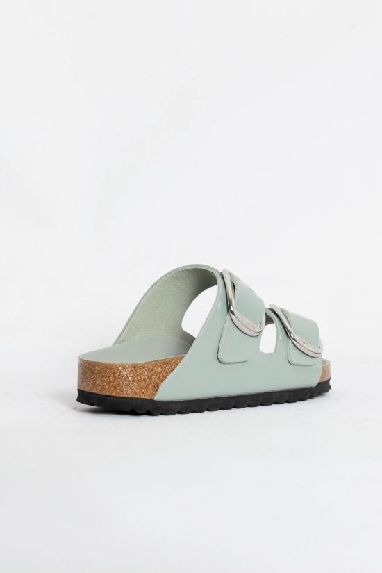 26SS 버켄스탁 뮬/슬리퍼 1031882 SHINE PURE SAGE Turchese - BIRKENSTOCK