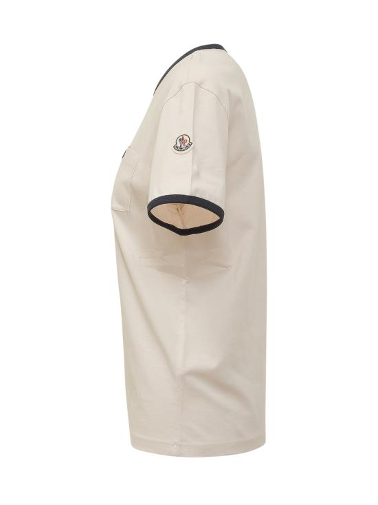 26SS 몽클레어 반팔 티셔츠 L10938C0001989AUO F07 BIANCO - MONCLER