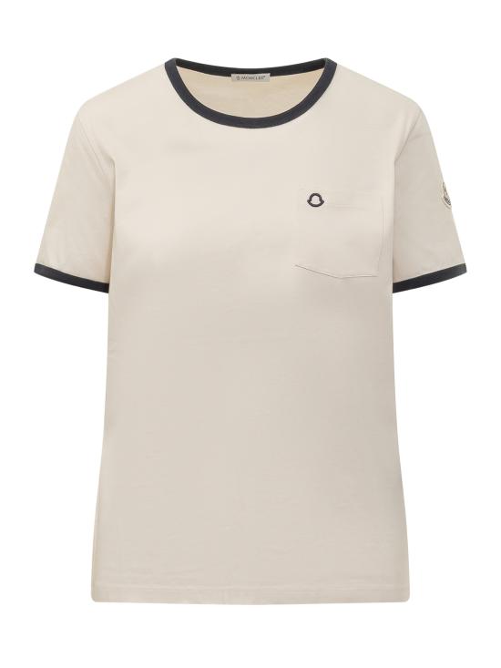 26SS 몽클레어 반팔 티셔츠 L10938C0001989AUO F07 BIANCO