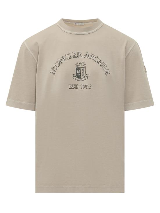 26SS 몽클레어 반팔 티셔츠 L10918C0001389BAL 268 BEIGE