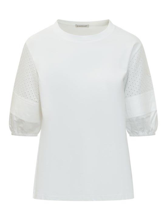 26SS 몽클레어 반팔 티셔츠 L10938C0004589AUO 001 BIANCO