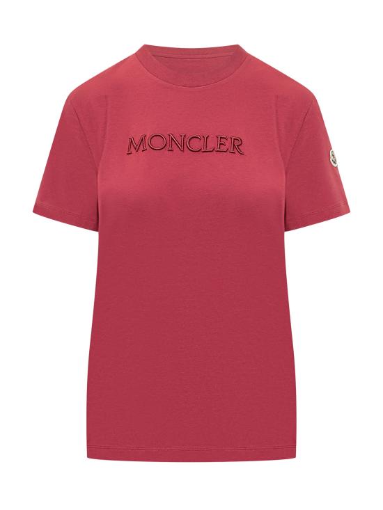 26SS 몽클레어 반팔 티셔츠 L10938C0002189AUO 438 ROSSO