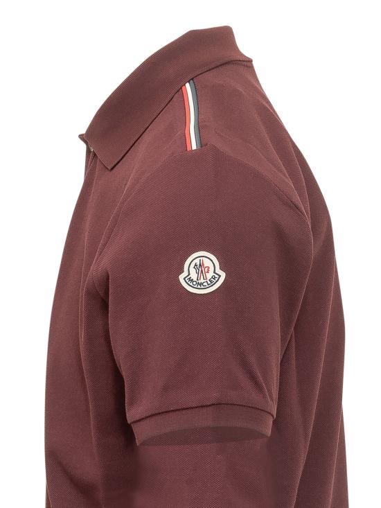 26SS 몽클레어 폴로 티셔츠 L10918A0003189A16 480 BORDEAUX - MONCLER