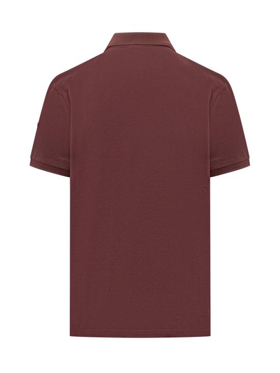 26SS 몽클레어 폴로 티셔츠 L10918A0003189A16 480 BORDEAUX - MONCLER