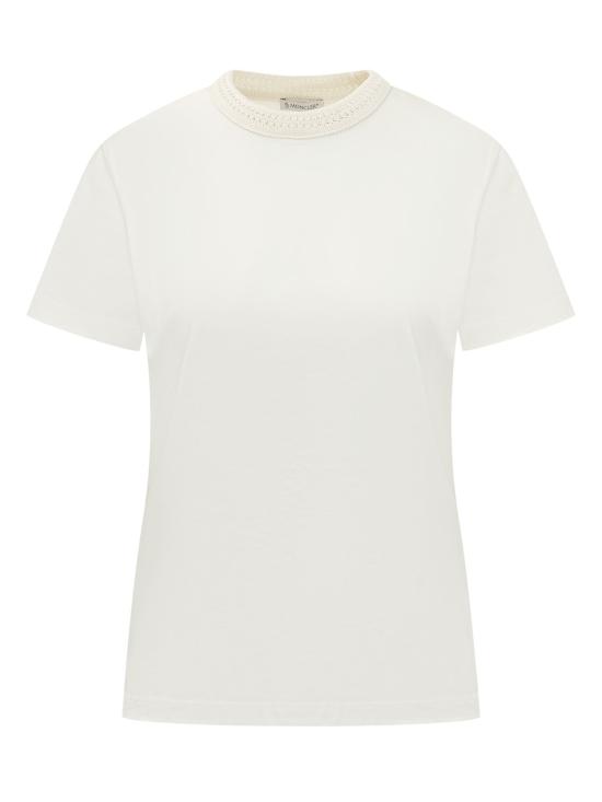 26SS 몽클레어 반팔 티셔츠 L10938C0006289B8U 034 BIANCO