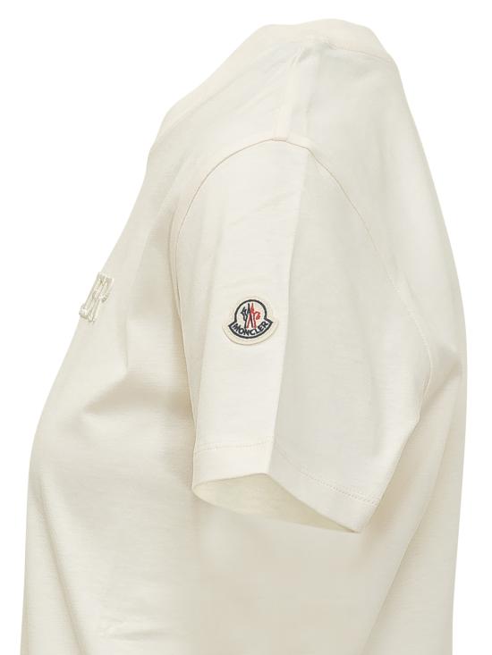 26SS 몽클레어 반팔 티셔츠 L10938C0002189AUO 037 BIANCO - MONCLER