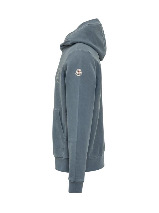 26SS 몽클레어 후드 티셔츠 L10918G0001289BAZ 74P BLU - MONCLER